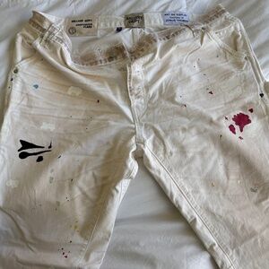 Gallery dept painted carpenter flare pants